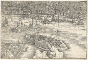 Utsikt over Venezia [nedre midtblokk]
