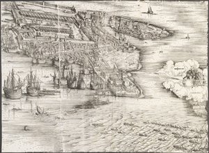 Utsikt over Venezia [blokk til høyre]