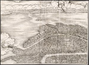 Utsikt over Venezia [øvre venstre blokk], 1500.