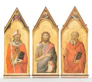 Den hellige døperen Johannes, den hellige Johannes evangelisten, den hellige Giles