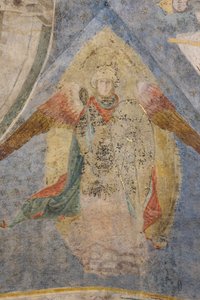 Allegori om festningen, Detalj av hvelvet (fresco)