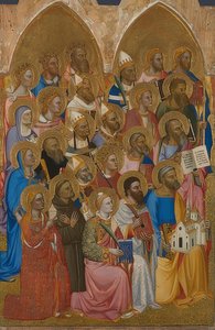 Adoring Saints (fløyen til San Pier Maggiore-alteret). 1370-71