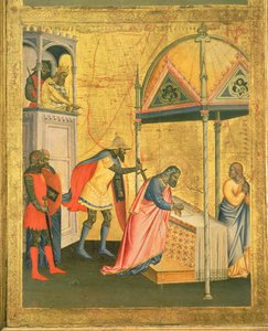 The Martyrdom of St. Matthew, from the alterpiece of St. Matthew and Scenes from his Life, c.1367-70 (tempera on panel)