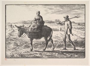Morgen, fra serien, Fire ganger på dagen, 1830-75.