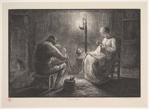 Natt, fra serien, Four Times of the Day, 1830-75.