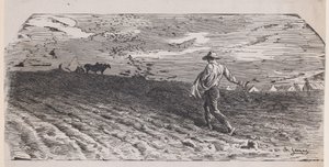 Såmannen, ca. 1852. av Jacques Adrien Lavieille
