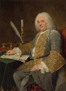 Portrett av Jean-Gabriel du Theil ved signeringen av Wien-traktaten av Jacques André Joseph Aved