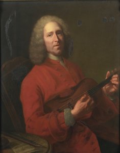 Portrett av komponisten Jean-Philippe Rameau 1683-1764, 1728