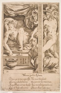 Mercury besøker Herse av Jacques Androuet Ducerceau d.Æ.