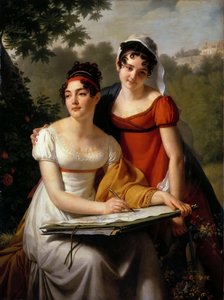 Portretter av Mesdemoiselles Duval, første kvartal av 1800-tallet.