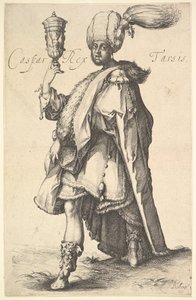 Caspar, etter en serie av de tre magiene av Jacques Bellange. av Jacques Bellange