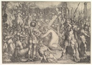 Kristus som bærer korset. av Jacques Bellange