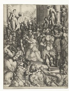 Saint Lucias martyrium av Jacques Bellange