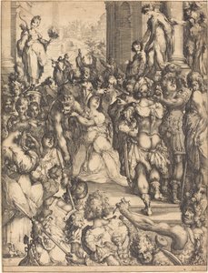 Martyrium av Saint Lucy. av Jacques Bellange