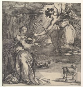 Kunngjøringen. av Jacques Bellange