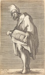 The Blind Hurdy Guurdy-spiller. av Jacques Bellange