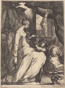 The Madonna Spinning, 1615.