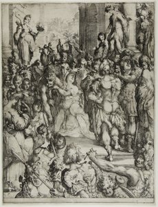 Martyrdommen til Saint Lucy av Jacques Bellange