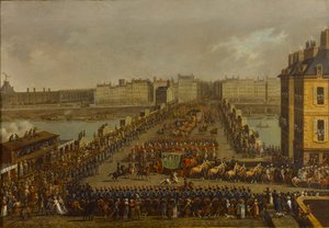 Den keiserlige prosesjonen på vei til kroningsseremonien 2. desember 1804, 1805.
