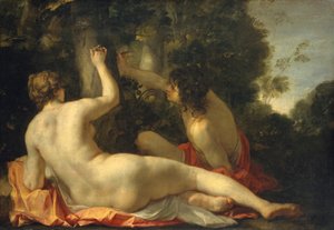 Angelica og Medoro, muligens tidlig på 1630-tallet.