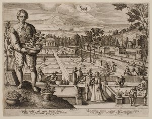 April, fra serien «Månedene» av Jacques Callot