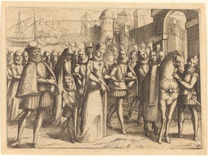 Ankomst til Valencia av Jacques Callot