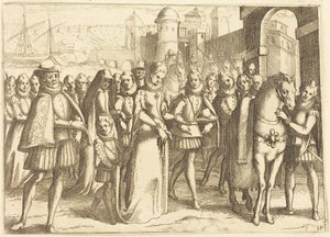 Ankomst til Valencia av Jacques Callot