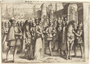 Ankomst til Valencia [recto] av Jacques Callot