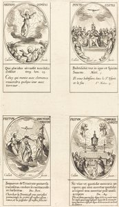Himmelfart, Pinse, Treenighet, Corpus Christi. av Jacques Callot