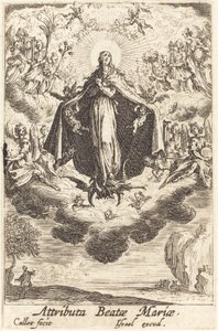 Jomfruens attributter, i eller etter 1630. av Jacques Callot