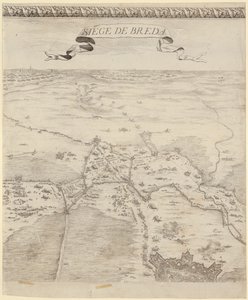 Detalj fra «Slaget om Breda» av Jacques Callot