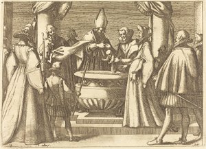Dåp av prinsen av Spania av Jacques Callot