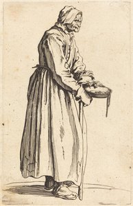 Tiggerkvinne med pan av Jacques Callot