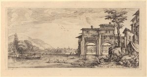 Barnemordet i Betlehem [Plate 1] av Jacques Callot