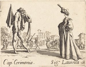 Cap. Seremoni og Siga. Lavinia av Jacques Callot