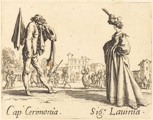Lokk. Cerimonia og Siga. Lavinia, ca. 1622. av Jacques Callot