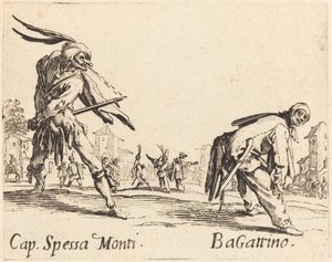 Cap. Spessa Monti og Bagattino av Jacques Callot