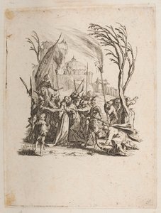 Kristus overgitt til jødene, nei. 4 av 11 fra La Petite Passion av Jacques Callot