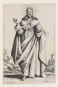 Kristus fra De store apostlene, 1631 av Jacques Callot