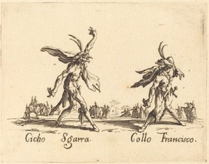 Cicho Sgarra og Collo Francisco av Jacques Callot