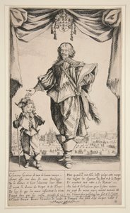 Claude Deruet (Portrett av Deruet) av Jacques Callot
