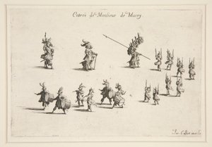 Kamp? La Barri?re, inngangen til M. de Macey av Jacques Callot
