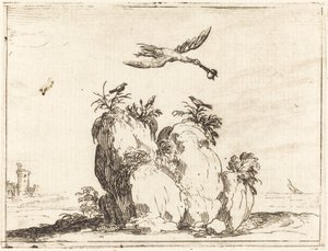 Crane Flying av Jacques Callot