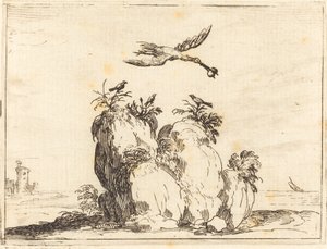 Crane Flying av Jacques Callot