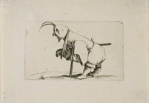 Cripple with a Cap, fra Varie Figure Gobbi av Jacques Callot