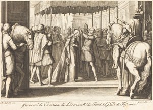 Kroning av storhertuginnen av Jacques Callot