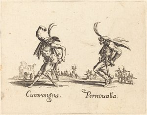 Cucorongna og Pernoualla av Jacques Callot