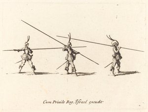 Bor med Tilted Pikes av Jacques Callot