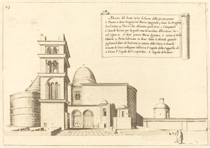 Høyde av en kirke av Jacques Callot