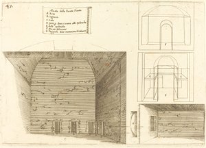 Forhøyning av en passasjeplan av Jacques Callot